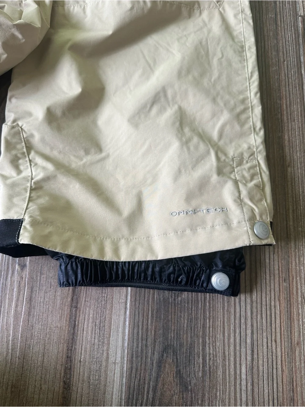 Vtg 1990's Men's M Columbia Convert Khaki Tan Ski Snowboarding Pants Omni-Tech